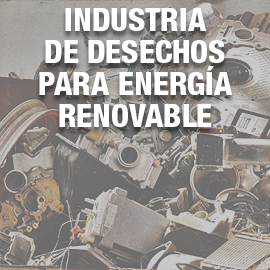 industria de desechos para energía renovable